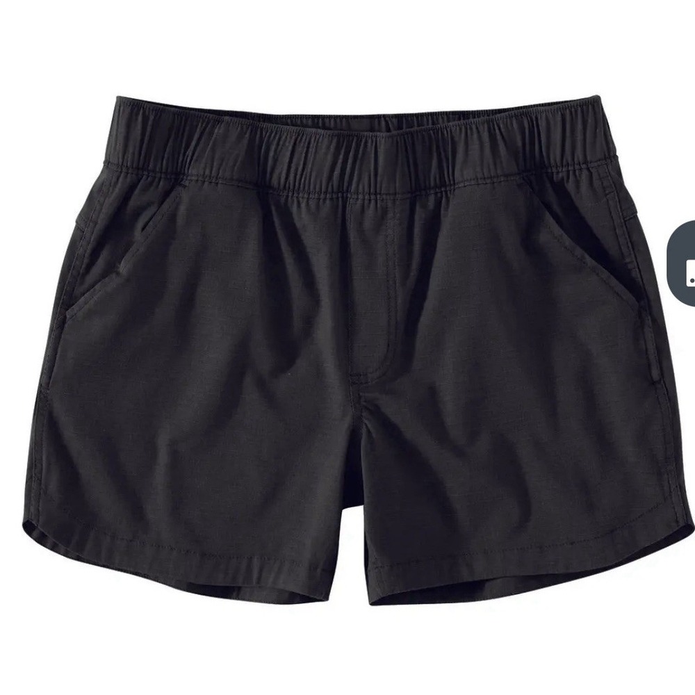 Carhartt Women's Black Elastic Waist Shorts